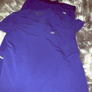 Blue FIGS scrubs SET